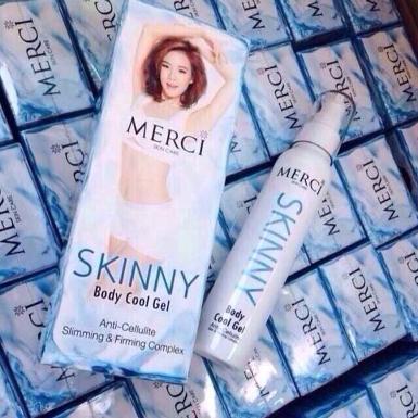 MERCI SKINNY BODY COOL GEL (เมอร์ซี่ สกินนี่ บอดี้ คูลเจล) 100g.