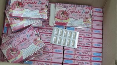 Cupcake Diet Slim & White Fast Action นำเข้าจากญี่ปุ่น 10เม็ด